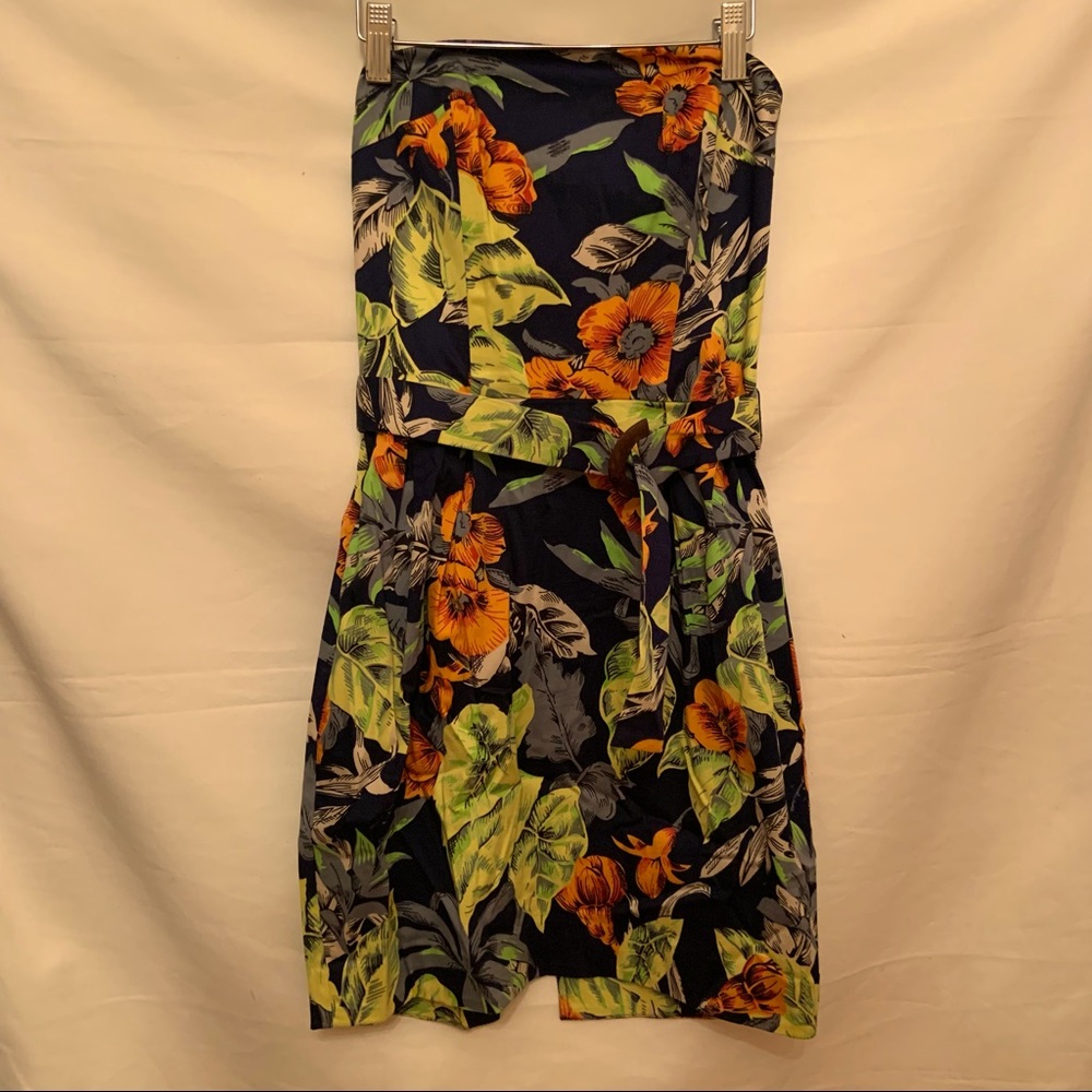 French Connection tropical print dress